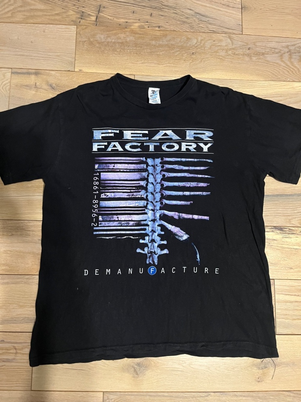 Fear Factory Black Graphic Band T‑Shirt - Demanufacture Design